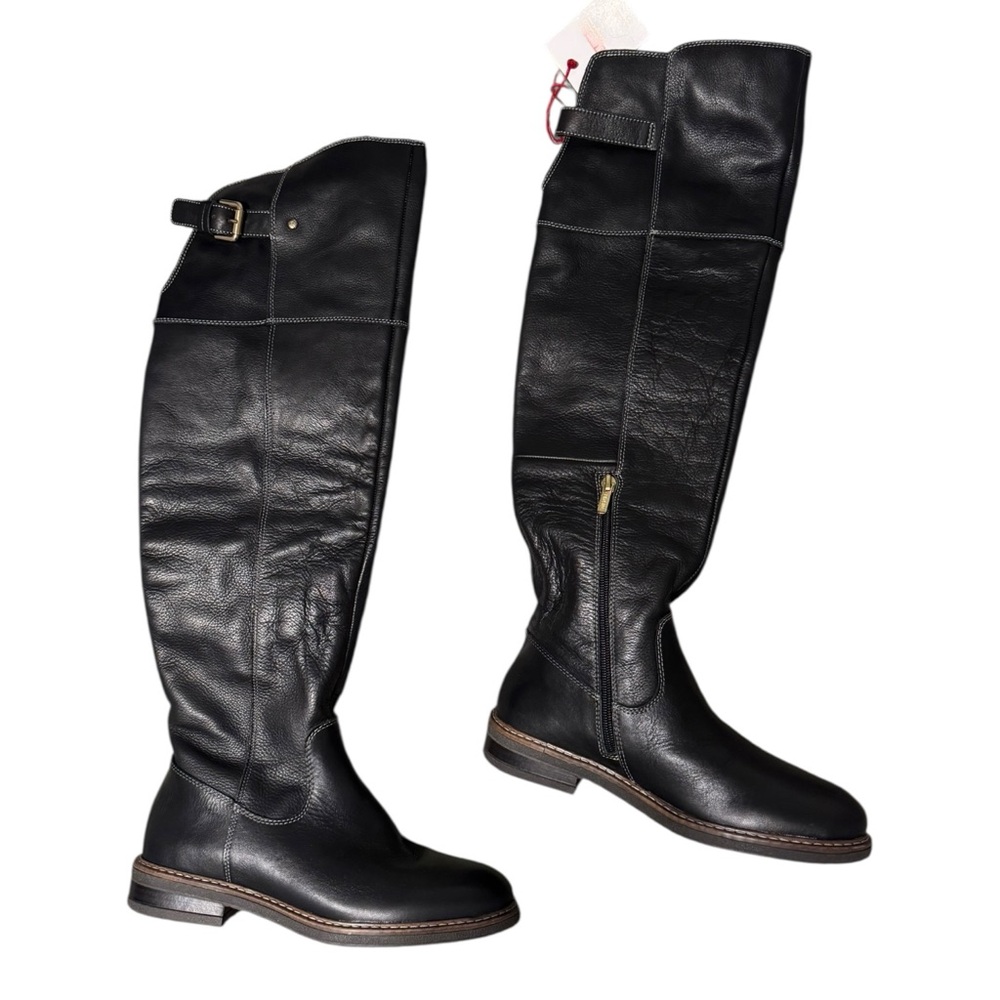 Pikolinos‎ Aldaya Musketeer Over The Knee Leather Boots Black 38 (US 7.5–8)